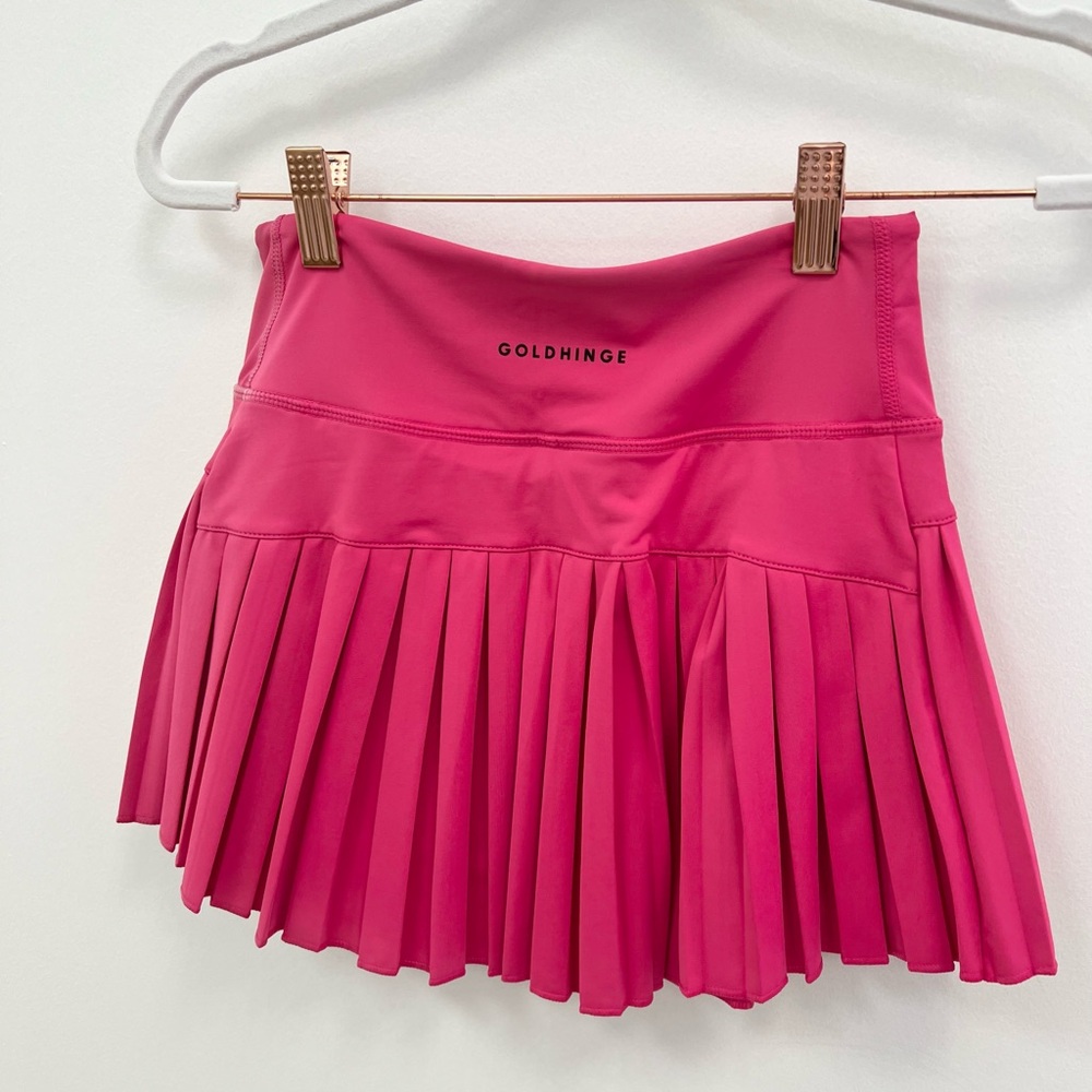 Pink Gold Hinge Skirt